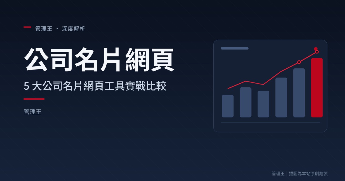 如何快速建立專業公司名片網頁？2026 台灣中小企業指南（Linktree、Carrd、Beacons、管理王比較）