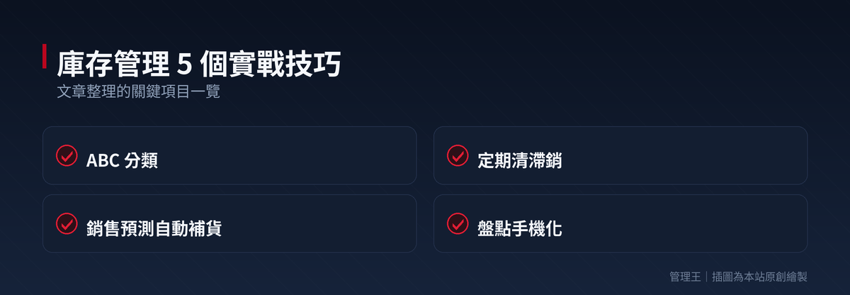 如何精選庫存管理系統？2026 年台灣零售製造最佳指南（鼎新、SAP、Cin7、管理王對比）：本文重點整理